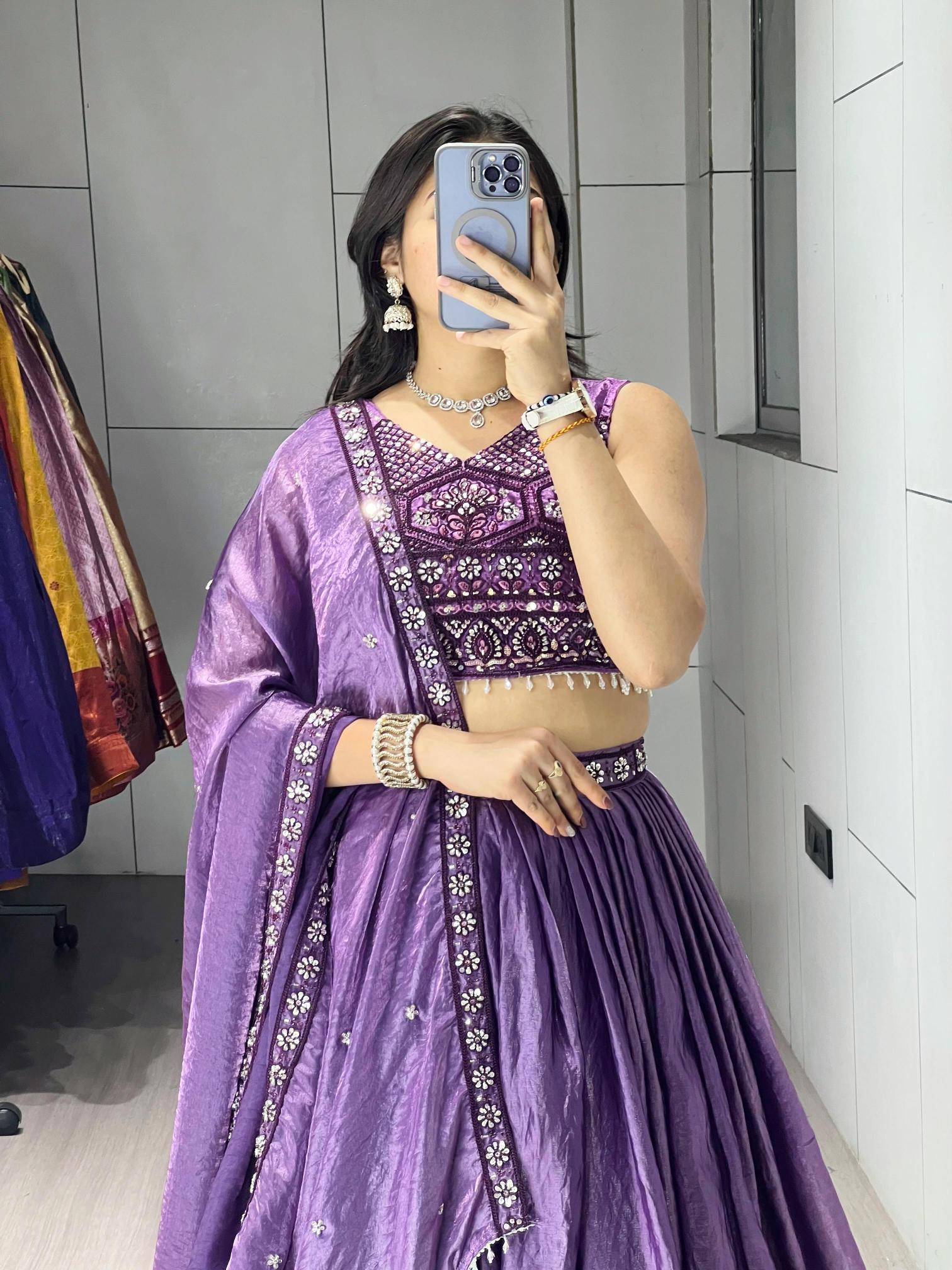 GRTN8 125 GRPPRPL Fendy Lehenga Choli Wholesale Factory in Delhi